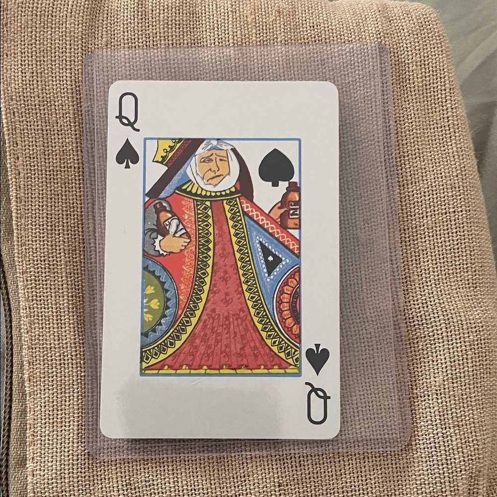 Tiffany’s Queen of Spades Playing Card